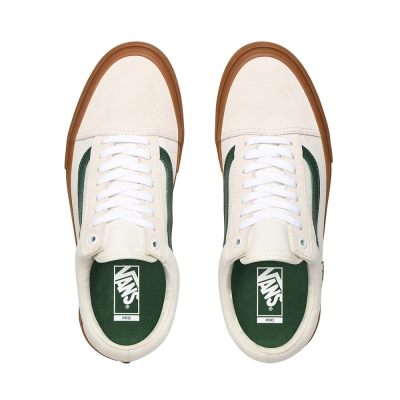 Vans Old Skool Pro - Erkek Kaykay Ayakkabısı (Koyu Yeşil)